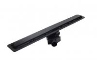 Трап линейный с решеткой Pestan Confluo Frameless Line Black Glass 65 см 13701204