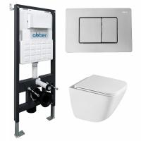 Унитаз с инсталляцией Abber Rechteck AC1220TC-AC0105-AC0120