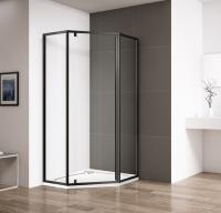 Душевое ограждение Cezares Eco ECO-O-P-1-90-C-NERO 90 см