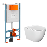 Унитаз с инсталляцией Vitra Mia Round 9873B003-7205