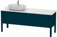 Тумба под раковину Duravit Luv 173 см, цвет: ночной синий матовый лак LU9568L9898