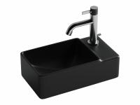Раковина подвесная Ceramicanova Element 39.5 см, цвет: черный CN5045MB