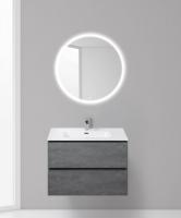 Тумба под раковину BelBagno Pietra 80 см PIETRA-800-2C-SO-SCM цвет: stucco cemento