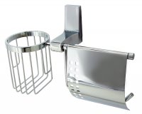 Держатель туалетной бумаги и освежителя WasserKraft Lopau K-6059