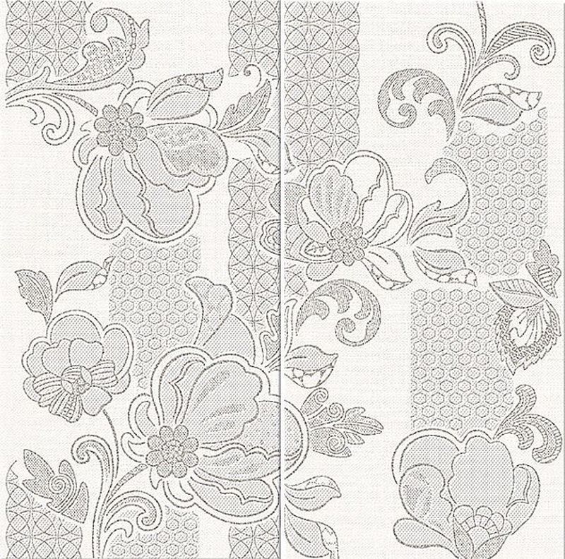 Декор Azori Illusio Grey Pattern 63x63 см