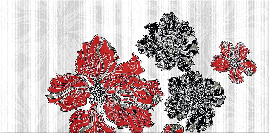 Декор Azori Валькирия Цветы 2 40,5x20,1 см