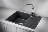 Кухонная мойка Granula 65 см 6501, ЧЁРНЫЙ