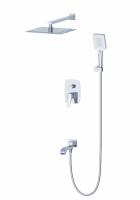 Душевая стойка Wonzon & Woghand Flex цвет: Хром WW-88939072-CR