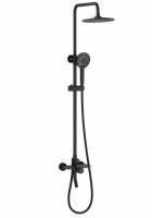 Душевая стойка Wonzon & Woghand Click цвет: Черный WW-N3S962-MB