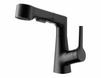 Смеситель для раковины Wonzon & Woghand, цвет: Черный матовый WW-121B108-MB