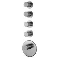 Термостатический смеситель для ванны Fima Carlo Frattini Spillo Steel F3083X4INOX