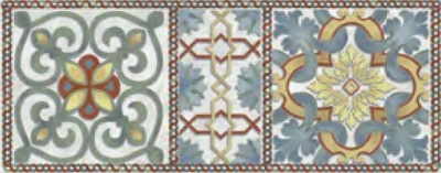 Декор Azori Alba Marrakech Grey 50,5x20,1 см
