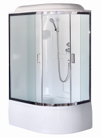 Душевая кабина Royal Bath BK RB8120BK1-M-CH-L 120x80 см