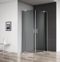 Душевое ограждение Cezares Slider SLIDER-R-2-90/100-GRIGIO-Cr 90 см