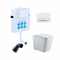 Унитаз с инсталляцией Акватек Либраnew SET BW AQUATEK ЛИБРА N-030 3в1