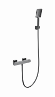Термостатический смеситель для душа Wonzon & Woghand, цвет: Темный графит WW-B2062-A-BGG