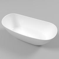Ванна из искусственного камня Whitecross Onyx C 160x75 см 0206.160075.100