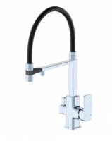 Смеситель для кухни с гибким изливом  Wonzon & Woghand, цвет: Хром WW-88458012-CR
