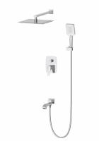 Душевая стойка Wonzon & Woghand Flex цвет: Никель WW-88939072-BN