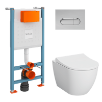 Унитаз с инсталляцией Vitra Mia Round 9873B003-7201