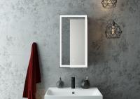 Зеркальный шкаф Art&Max Vita 35 см AM-Tec-350-650-1D-L-DS-F-Nero