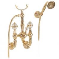 Смеситель для ванны Migliore Cristalia New, цвет: золото (ручки Swarovski) 27181