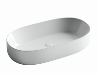 Раковина накладная Ceramicanova Element 67.5 см, цвет: белый CN5022
