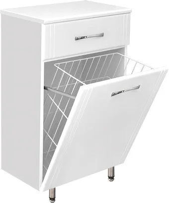 Фото тумба  с бельевой корзиной style line  эко стандарт 60 см лс-00000229