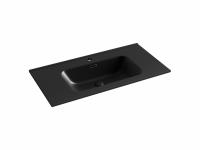 Раковина накладная Ceramicanova Element 91 см, цвет: черный CN7002MB