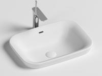 Раковина встраиваемая Ceramicanova Element 58 см, цвет: белый CN6041