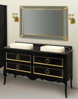 Тумба под раковину Bagno Piu Moretta 2.0 150 см, цвет: матовый лак MRD-1-150