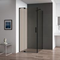 Душевое ограждение Cezares SLIDER-AH-1-80-70/80-BR-NERO 80x70 см