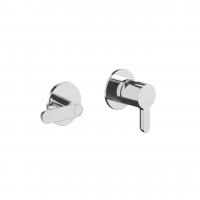 Встраиваемый смеситель для душа Fantini Icona Deco 5302R687B+4400M687A