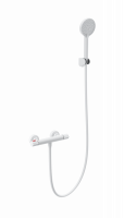 Термостатический смеситель для душа Wonzon & Woghand, цвет: Белый матовый WW-B2063-A-MW
