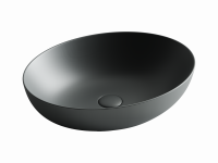 Раковина накладная Ceramicanova Element 52 см, цвет: антрацит CN6017MDH