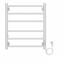 Электрический полотенцесушитель Azario Parma 50x60 см цвет: белый AZ10856W