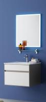 Тумба под раковину Kolpa-san Donna 60 см, цвет: белый с бежевым OD 60