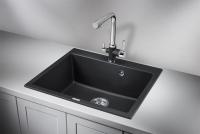 Кухонная мойка Granula 60 см 6001, ЧЁРНЫЙ