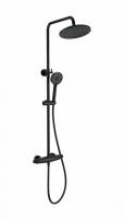 Душевая стойка с термостатом Wonzon & Woghand Capsule цвет: Черный WW-B3031-A-MB