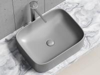 Раковина накладная Ceramicanova Element 50.5 см, цвет: антрацит CN6052MH
