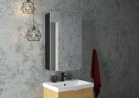 Зеркальный шкаф Art&Max Romantic 56.8 см AM-Lec-560-850-1D-R-DS-F-Nero