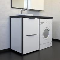 Тумба с раковиной и промежуточным звеном Comforty Лозанна 120 см 00-00014813