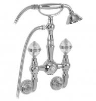 Смеситель для душа Migliore Cristalia, цвет: хром (ручки Swarovski) ML.CRS-3746.CR