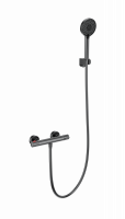 Термостатический смеситель для душа Wonzon & Woghand, цвет: Темный графит WW-B2063-A-BGG