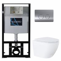 Унитаз с инсталляцией Azario AZ-8010-1000+AZ-8200-0084/AZ-P57-0120+AZ-0046N