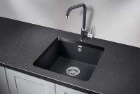 Кухонная мойка Granula 41.5 см 3801, ШВАРЦ