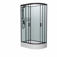 Душевая кабина Frank F412/1 L Black 120x80 см 144009