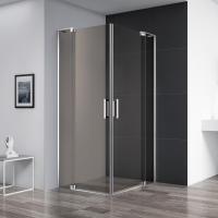 Душевое ограждение Cezares SLIDER-AH-2-80/90-90/100-BR-Cr 90x80 см