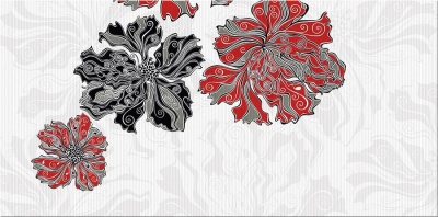 Декор Azori Валькирия Цветы 1 40,5x20,1 см
