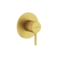 Встраиваемый смеситель для ванны VitrA Minimax Round A4371025EXP цвет золото